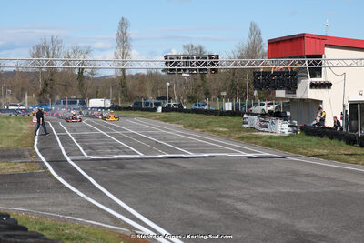 9 & 10/03/2024 : 1ère manche du Championnat du Sud au circuit d’Aigues-Vives (photos Stéphane Agnus) 2024 — karting