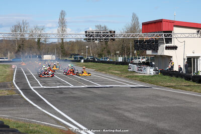 9 & 10/03/2024 : 1ère manche du Championnat du Sud au circuit d’Aigues-Vives (photos Stéphane Agnus) 2024 — karting