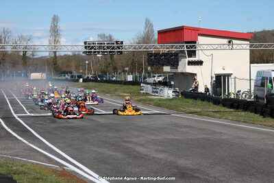 9 & 10/03/2024 : 1ère manche du Championnat du Sud au circuit d’Aigues-Vives (photos Stéphane Agnus) 2024 — karting