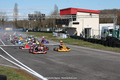 9 & 10/03/2024 : 1ère manche du Championnat du Sud au circuit d’Aigues-Vives (photos Stéphane Agnus) 2024 — karting