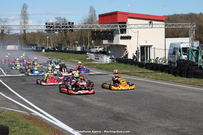 9 & 10/03/2024 : 1ère manche du Championnat du Sud au circuit d’Aigues-Vives (photos Stéphane Agnus) 2024 — karting