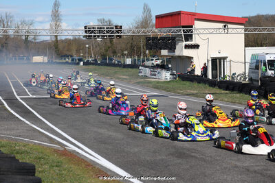 9 & 10/03/2024 : 1ère manche du Championnat du Sud au circuit d’Aigues-Vives (photos Stéphane Agnus) 2024 — karting