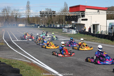 9 & 10/03/2024 : 1ère manche du Championnat du Sud au circuit d’Aigues-Vives (photos Stéphane Agnus) 2024 — karting