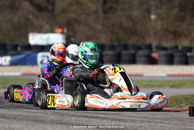 9 & 10/03/2024 : 1ère manche du Championnat du Sud au circuit d’Aigues-Vives (photos Stéphane Agnus) 2024 — karting