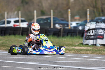 9 & 10/03/2024 : 1ère manche du Championnat du Sud au circuit d’Aigues-Vives (photos Stéphane Agnus) 2024 — karting