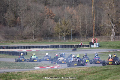 9 & 10/03/2024 : 1ère manche du Championnat du Sud au circuit d’Aigues-Vives (photos Stéphane Agnus) 2024 — karting