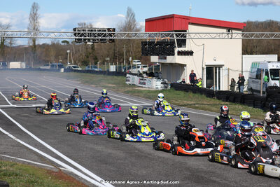 9 & 10/03/2024 : 1ère manche du Championnat du Sud au circuit d’Aigues-Vives (photos Stéphane Agnus) 2024 — karting