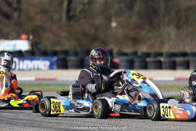 9 & 10/03/2024 : 1ère manche du Championnat du Sud au circuit d’Aigues-Vives (photos Stéphane Agnus) 2024 — karting