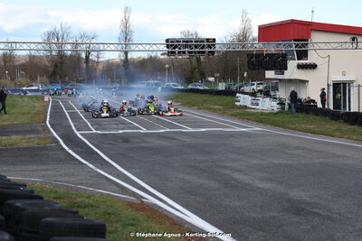 9 & 10/03/2024 : 1ère manche du Championnat du Sud au circuit d’Aigues-Vives (photos Stéphane Agnus) 2024 — karting