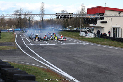 9 & 10/03/2024 : 1ère manche du Championnat du Sud au circuit d’Aigues-Vives (photos Stéphane Agnus) 2024 — karting