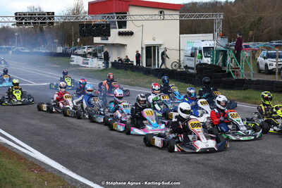 9 & 10/03/2024 : 1ère manche du Championnat du Sud au circuit d’Aigues-Vives (photos Stéphane Agnus) 2024 — karting