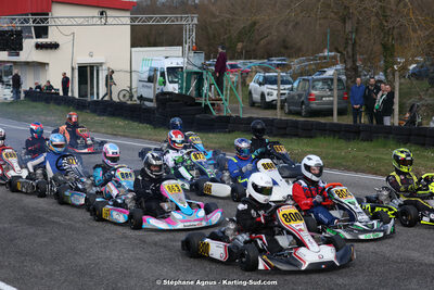 9 & 10/03/2024 : 1ère manche du Championnat du Sud au circuit d’Aigues-Vives (photos Stéphane Agnus) 2024 — karting
