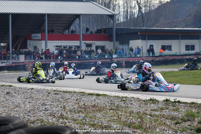 9 & 10/03/2024 : 1ère manche du Championnat du Sud au circuit d’Aigues-Vives (photos Stéphane Agnus) 2024 — karting