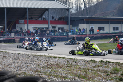 9 & 10/03/2024 : 1ère manche du Championnat du Sud au circuit d’Aigues-Vives (photos Stéphane Agnus) 2024 — karting