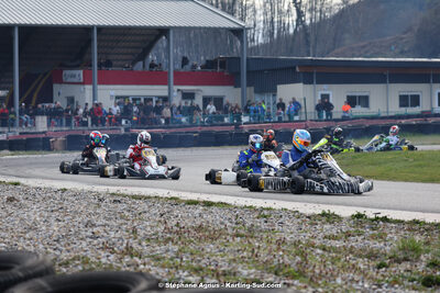 9 & 10/03/2024 : 1ère manche du Championnat du Sud au circuit d’Aigues-Vives (photos Stéphane Agnus) 2024 — karting