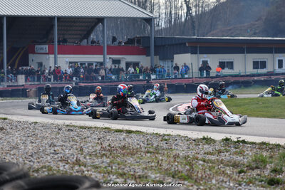9 & 10/03/2024 : 1ère manche du Championnat du Sud au circuit d’Aigues-Vives (photos Stéphane Agnus) 2024 — karting