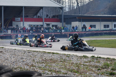 9 & 10/03/2024 : 1ère manche du Championnat du Sud au circuit d’Aigues-Vives (photos Stéphane Agnus) 2024 — karting