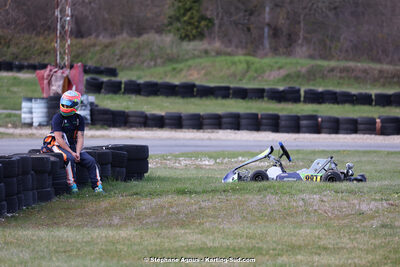 9 & 10/03/2024 : 1ère manche du Championnat du Sud au circuit d’Aigues-Vives (photos Stéphane Agnus) 2024 — karting