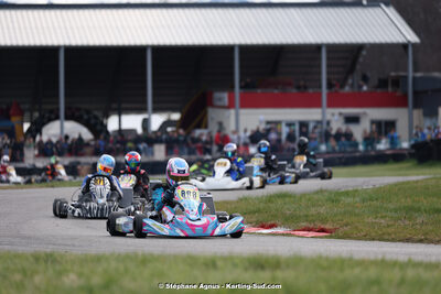 9 & 10/03/2024 : 1ère manche du Championnat du Sud au circuit d’Aigues-Vives (photos Stéphane Agnus) 2024 — karting