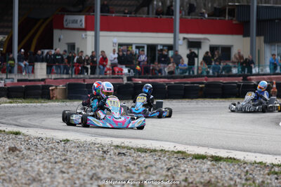 9 & 10/03/2024 : 1ère manche du Championnat du Sud au circuit d’Aigues-Vives (photos Stéphane Agnus) 2024 — karting