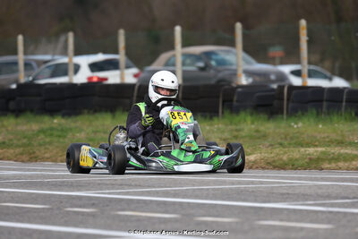 9 & 10/03/2024 : 1ère manche du Championnat du Sud au circuit d’Aigues-Vives (photos Stéphane Agnus) 2024 — karting