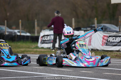 9 & 10/03/2024 : 1ère manche du Championnat du Sud au circuit d’Aigues-Vives (photos Stéphane Agnus) 2024 — karting