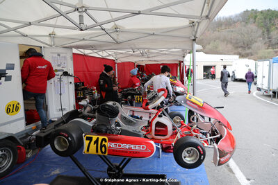 9 & 10/03/2024 : 1ère manche du Championnat du Sud au circuit d’Aigues-Vives (photos Stéphane Agnus) 2024 — karting