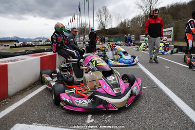 9 & 10/03/2024 : 1ère manche du Championnat du Sud au circuit d’Aigues-Vives (photos Stéphane Agnus) 2024 — karting