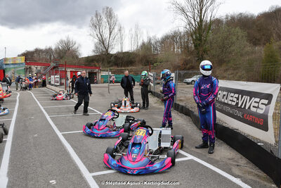 9 & 10/03/2024 : 1ère manche du Championnat du Sud au circuit d’Aigues-Vives (photos Stéphane Agnus) 2024 — karting