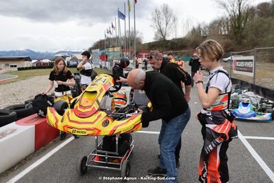 9 & 10/03/2024 : 1ère manche du Championnat du Sud au circuit d’Aigues-Vives (photos Stéphane Agnus) 2024 — karting