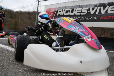 9 & 10/03/2024 : 1ère manche du Championnat du Sud au circuit d’Aigues-Vives (photos Stéphane Agnus) 2024 — karting