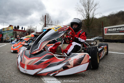 9 & 10/03/2024 : 1ère manche du Championnat du Sud au circuit d’Aigues-Vives (photos Stéphane Agnus) 2024 — karting