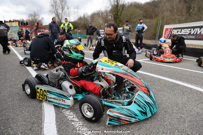 9 & 10/03/2024 : 1ère manche du Championnat du Sud au circuit d’Aigues-Vives (photos Stéphane Agnus) 2024 — karting