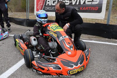 9 & 10/03/2024 : 1ère manche du Championnat du Sud au circuit d’Aigues-Vives (photos Stéphane Agnus) 2024 — karting