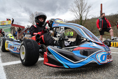 9 & 10/03/2024 : 1ère manche du Championnat du Sud au circuit d’Aigues-Vives (photos Stéphane Agnus) 2024 — karting