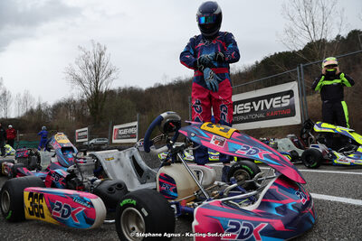 9 & 10/03/2024 : 1ère manche du Championnat du Sud au circuit d’Aigues-Vives (photos Stéphane Agnus) 2024 — karting