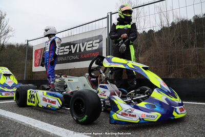 9 & 10/03/2024 : 1ère manche du Championnat du Sud au circuit d’Aigues-Vives (photos Stéphane Agnus) 2024 — karting