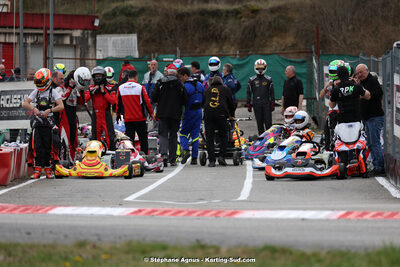 9 & 10/03/2024 : 1ère manche du Championnat du Sud au circuit d’Aigues-Vives (photos Stéphane Agnus) 2024 — karting