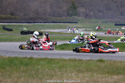 9 & 10/03/2024 : 1ère manche du Championnat du Sud au circuit d’Aigues-Vives (photos Stéphane Agnus) 2024 — karting