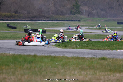 9 & 10/03/2024 : 1ère manche du Championnat du Sud au circuit d’Aigues-Vives (photos Stéphane Agnus) 2024 — karting