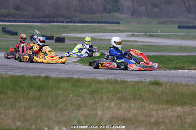 9 & 10/03/2024 : 1ère manche du Championnat du Sud au circuit d’Aigues-Vives (photos Stéphane Agnus) 2024 — karting