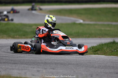 9 & 10/03/2024 : 1ère manche du Championnat du Sud au circuit d’Aigues-Vives (photos Stéphane Agnus) 2024 — karting