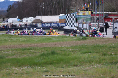 9 & 10/03/2024 : 1ère manche du Championnat du Sud au circuit d’Aigues-Vives (photos Stéphane Agnus) 2024 — karting