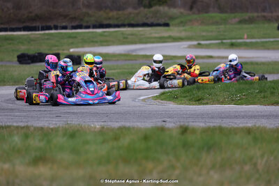 9 & 10/03/2024 : 1ère manche du Championnat du Sud au circuit d’Aigues-Vives (photos Stéphane Agnus) 2024 — karting