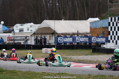 9 & 10/03/2024 : 1ère manche du Championnat du Sud au circuit d’Aigues-Vives (photos Stéphane Agnus) 2024 — karting