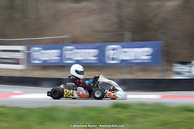 9 & 10/03/2024 : 1ère manche du Championnat du Sud au circuit d’Aigues-Vives (photos Stéphane Agnus) 2024 — karting
