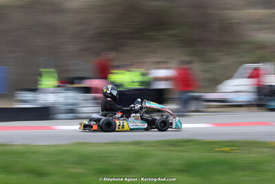 9 & 10/03/2024 : 1ère manche du Championnat du Sud au circuit d’Aigues-Vives (photos Stéphane Agnus) 2024 — karting