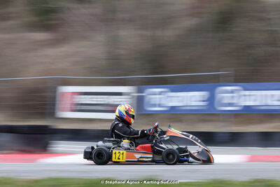 9 & 10/03/2024 : 1ère manche du Championnat du Sud au circuit d’Aigues-Vives (photos Stéphane Agnus) 2024 — karting