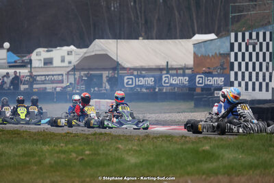 9 & 10/03/2024 : 1ère manche du Championnat du Sud au circuit d’Aigues-Vives (photos Stéphane Agnus) 2024 — karting