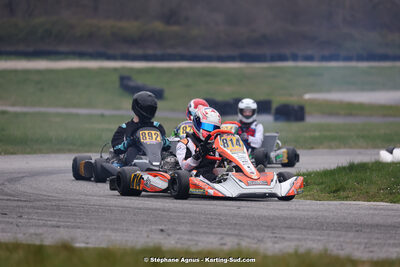 9 & 10/03/2024 : 1ère manche du Championnat du Sud au circuit d’Aigues-Vives (photos Stéphane Agnus) 2024 — karting